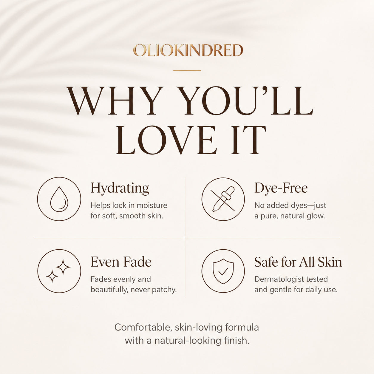 Last Day Buy 1 Get 1 Free OLIOKINDRED Self Tanner Body Lotion