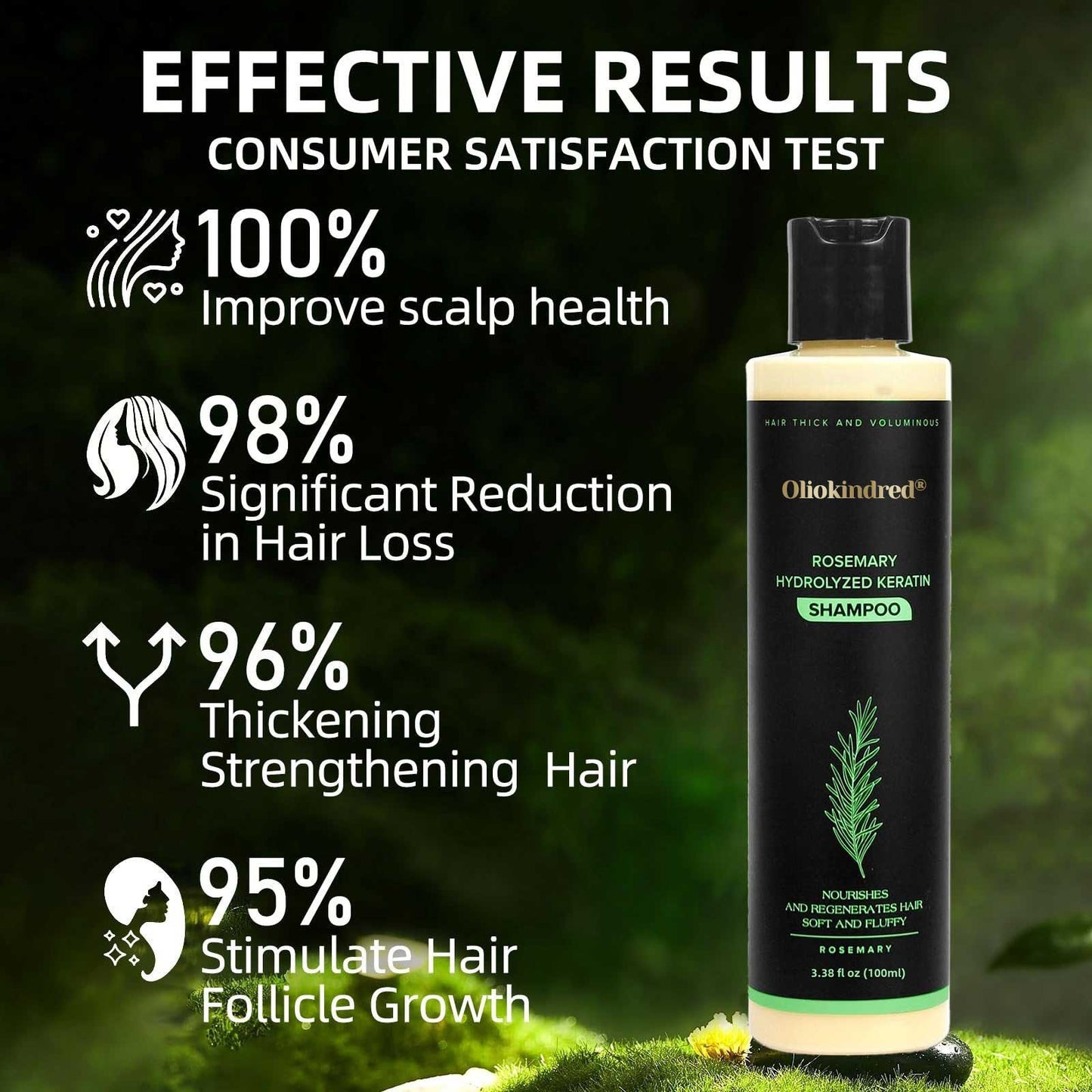 🔥LAST DAY 50% OFF - 🌿OLIOKINDRED® Organic Rosemary Hair Growth Shampoo