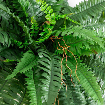 🔥 On Sale Only Today 🌱 UV Resistant Ferns Artificial Plants Large for Planters, Office & Home Decor, Outdoor & Indoor