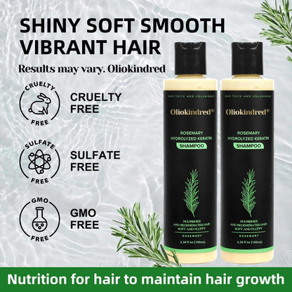 🔥LAST DAY 50% OFF - 🌿OLIOKINDRED® Organic Rosemary Hair Growth Shampoo