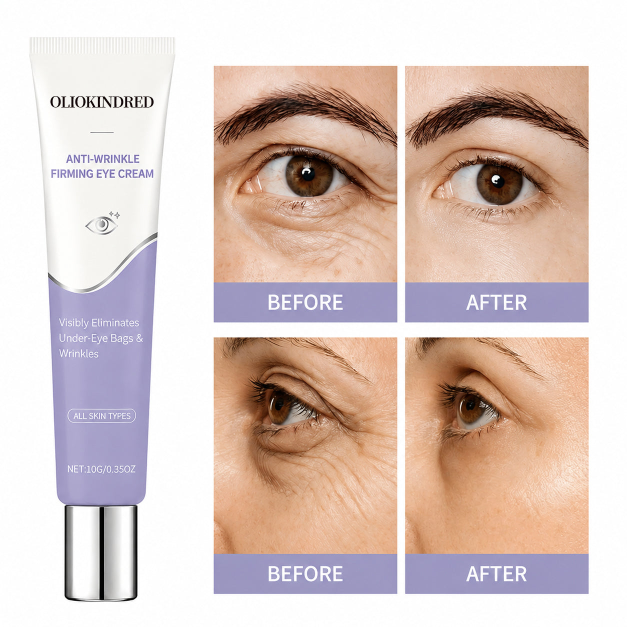 OLIOKINDRED™ Instant Face Temporary Tightener – Instant visible results in 30 seconds