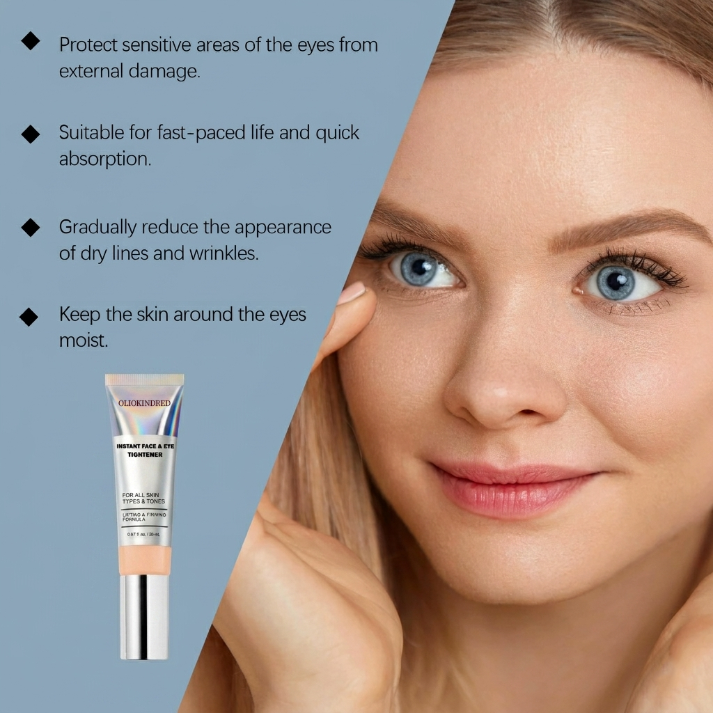 OLIOKINDRED™ Instant Face Temporary Tightener – Instant visible results in 30 seconds
