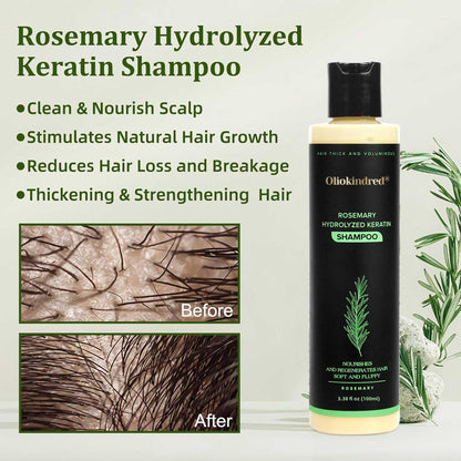 🔥LAST DAY 50% OFF - 🌿OLIOKINDRED® Organic Rosemary Hair Growth Shampoo