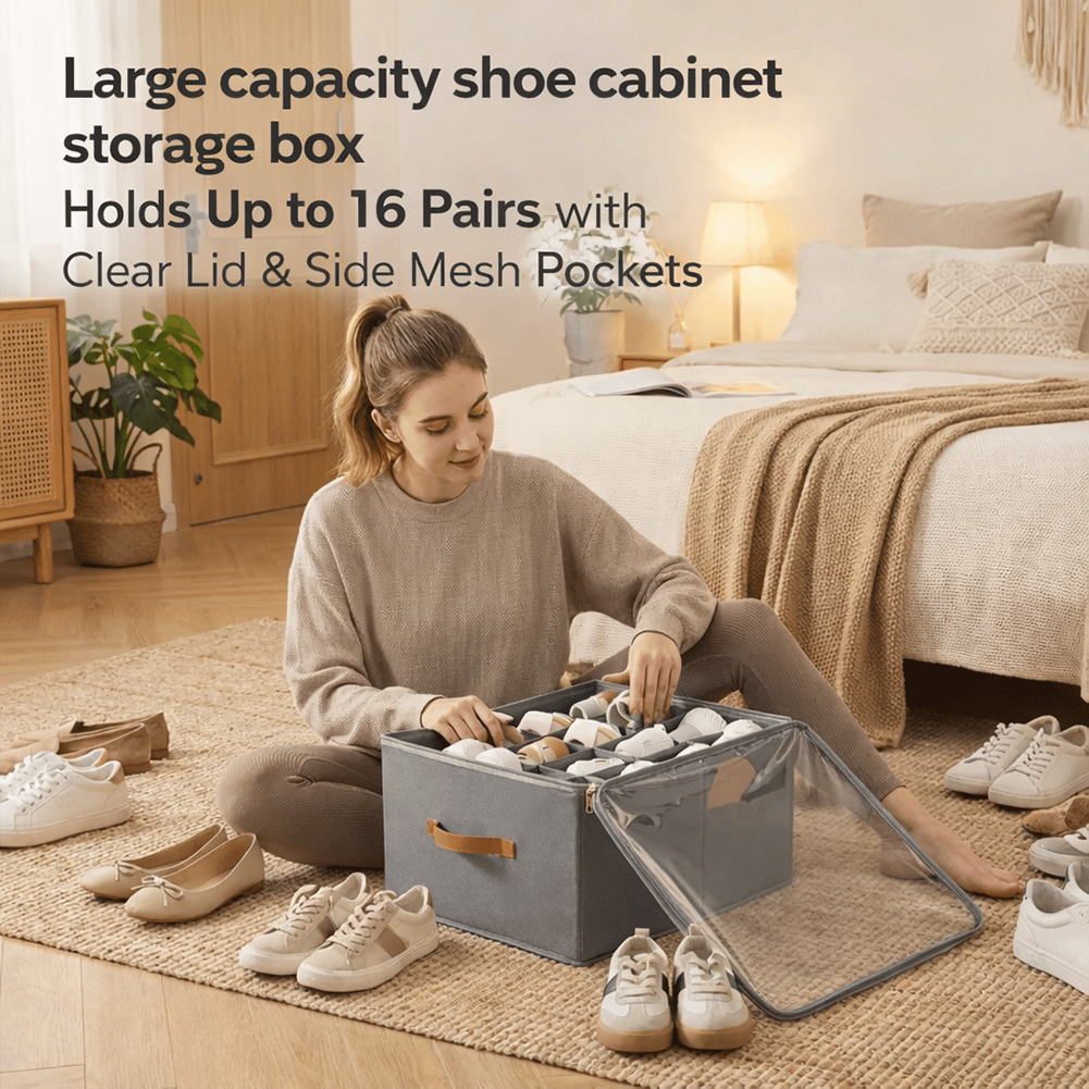 👟Large capacity Upgraded shoebox PRO