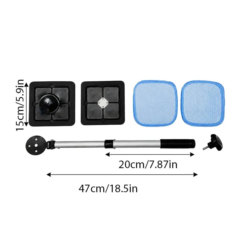 Double-Sided MagneticWindshield Cleaning Kit