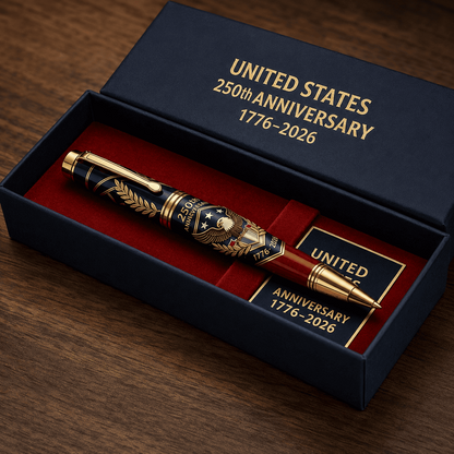 🖊️ 100% Handmade U.S. 250th Anniversary Pen | Crafted From Real Titanium Alloy