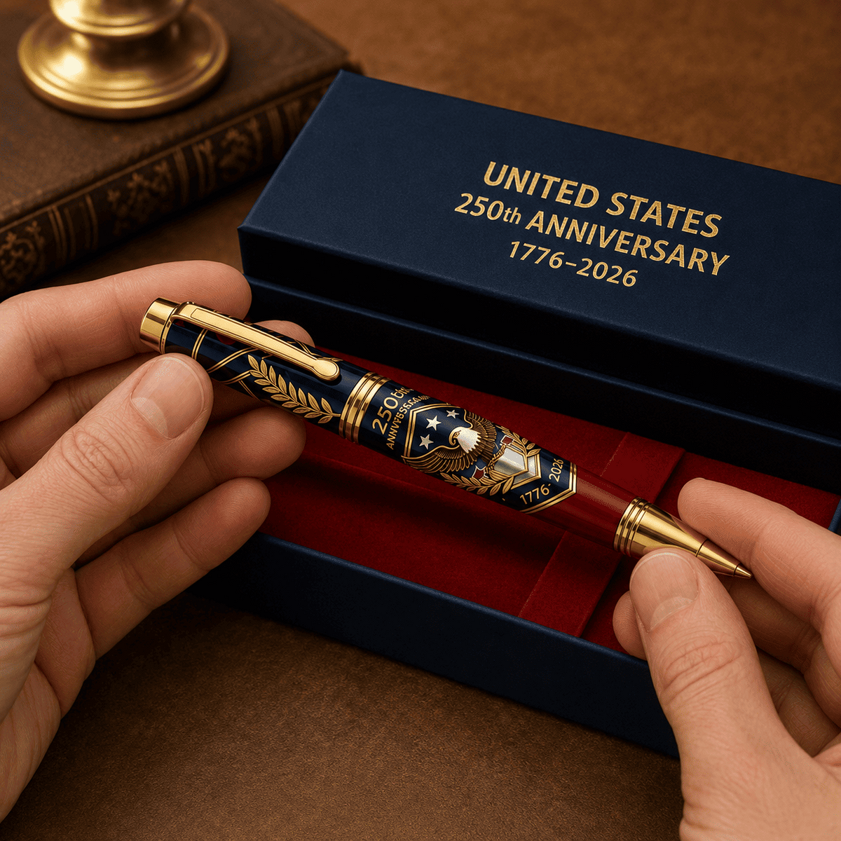 🖊️ 100% Handmade U.S. 250th Anniversary Pen | Crafted From Real Titanium Alloy