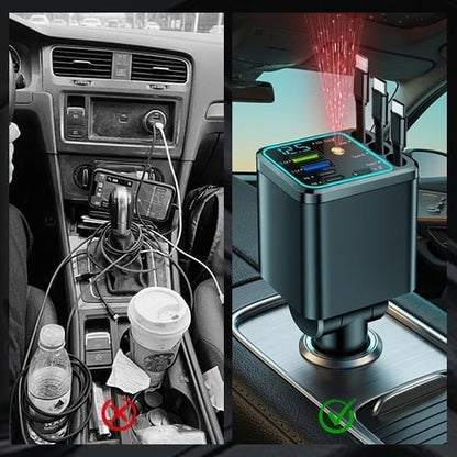 🔌7-in-1 Retractable Car Charger
