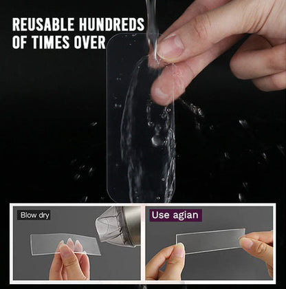 60 PCS Reusable Waterproof Double Sided Adhesive Tape