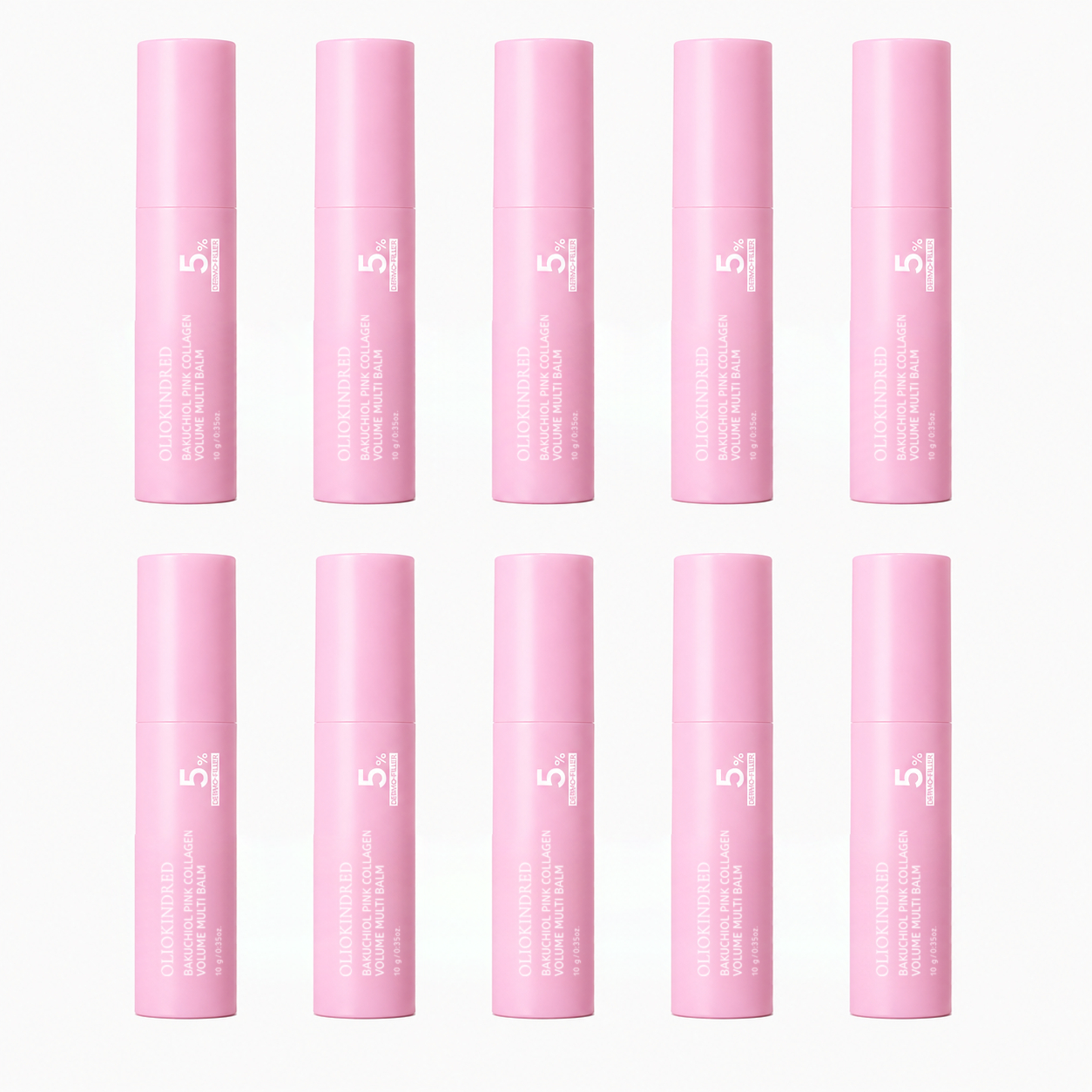 Last Day Buy 1 Get 1 Free OLIOKINDRED Korean BAKUCHIOL Pink Collagen Volume Multi Balm