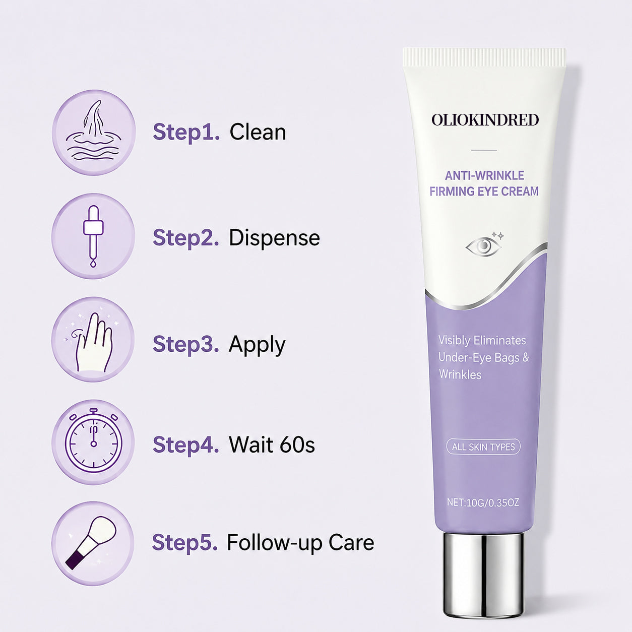 OLIOKINDRED™ Instant Face Temporary Tightener – Instant visible results in 30 seconds