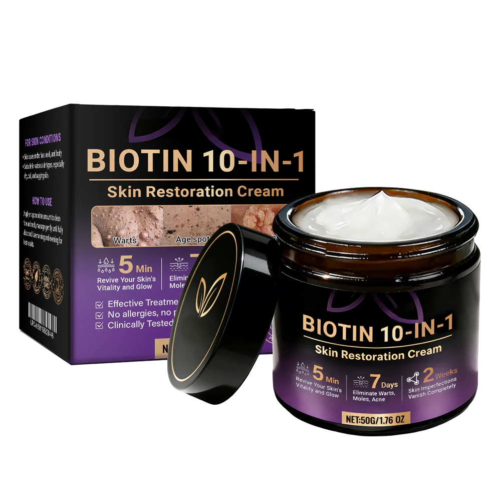 Made and Shipped from USA ✨Oliokindred® Biotin 10-in-1 Skin Restoration Cream 🍀