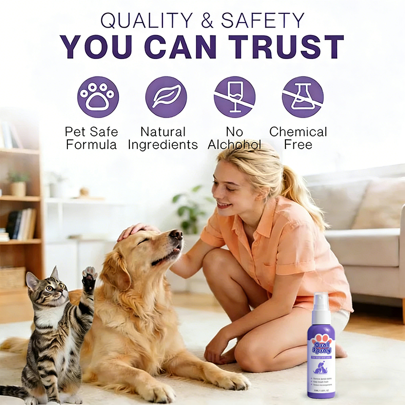 Oliokindred™ Pet Oral Spray ✅FDA Approved | Freshen Breath, Remove Tartar & Promote gum regeneration, stabilize teeth 🦷🦷