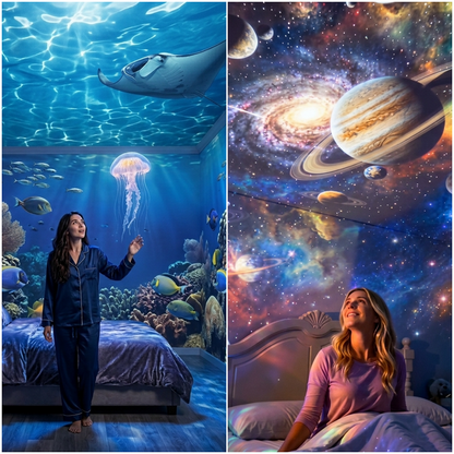 5D Galaxy Ocean Projector for Bedroom