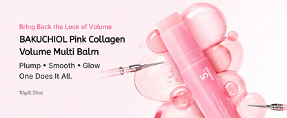 Last Day Buy 1 Get 1 Free OLIOKINDRED Korean BAKUCHIOL Pink Collagen Volume Multi Balm