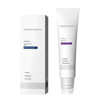 Roller Massage Neck Cream 🧴 Collagen & Hyaluronic Acid | Firms Neck, Reduces Wrinkles & Double Chin