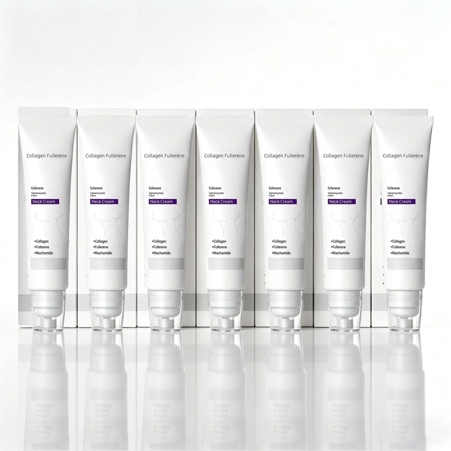 Roller Massage Neck Cream 🧴 Collagen & Hyaluronic Acid | Firms Neck, Reduces Wrinkles & Double Chin