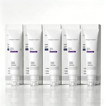 Roller Massage Neck Cream 🧴 Collagen & Hyaluronic Acid | Firms Neck, Reduces Wrinkles & Double Chin
