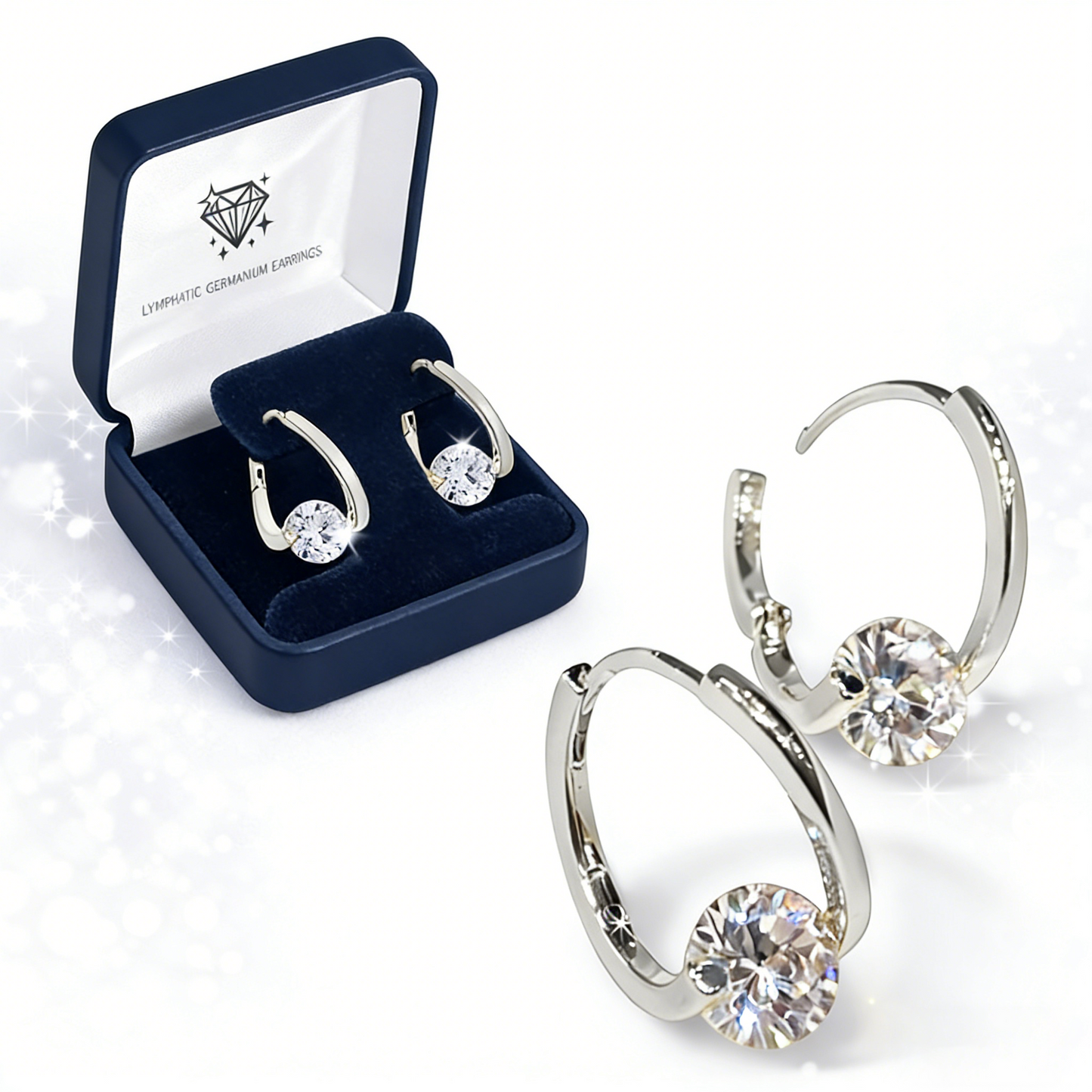 🔥LAST DAY SALE-70% OFF)Oliokindred™ Lymphvity MagneTherapy Germanium Earrings