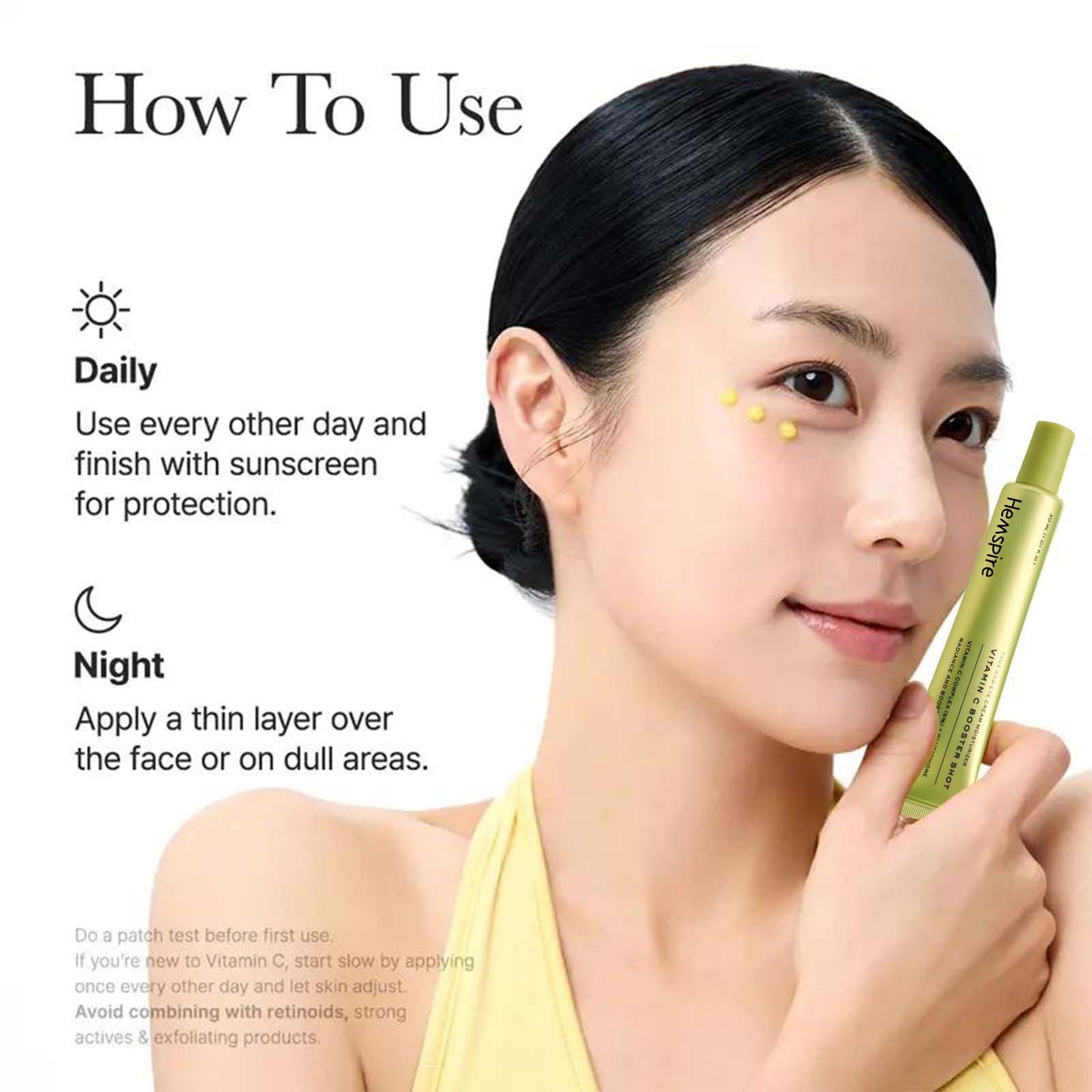 Hemspire Vitamin C Booster Shot Serum with Glutathione,Niacinamide and Vitamin E