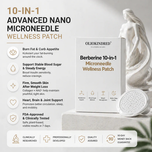 Oliokindred® 𝗢𝗳𝗳𝗶𝗰𝗶𝗮𝗹 𝗦𝘁𝗼𝗿𝗲 | 𝗠𝗼𝗿𝗶𝗻𝗴𝗮 & Banaba Leaf 𝟭𝟬-𝗜𝗡-𝟭 𝗔𝗱𝘃𝗮𝗻𝗰𝗲𝗱 𝗡𝗮𝗻𝗼 𝗠𝗶𝗰𝗿𝗼𝗻𝗲𝗲𝗱𝗹𝗲 𝗣𝗮𝘁𝗰𝗵 🩹(𝗢𝗻𝗰𝗲 𝗮 𝗗𝗮𝘆 - 𝗩𝗶𝘀𝗶𝗯𝗹𝗲 𝗥𝗲𝘀𝘂𝗹𝘁𝘀 𝗶𝗻 𝗝𝘂𝘀𝘁 𝟳 𝗗𝗮𝘆𝘀) 🌿