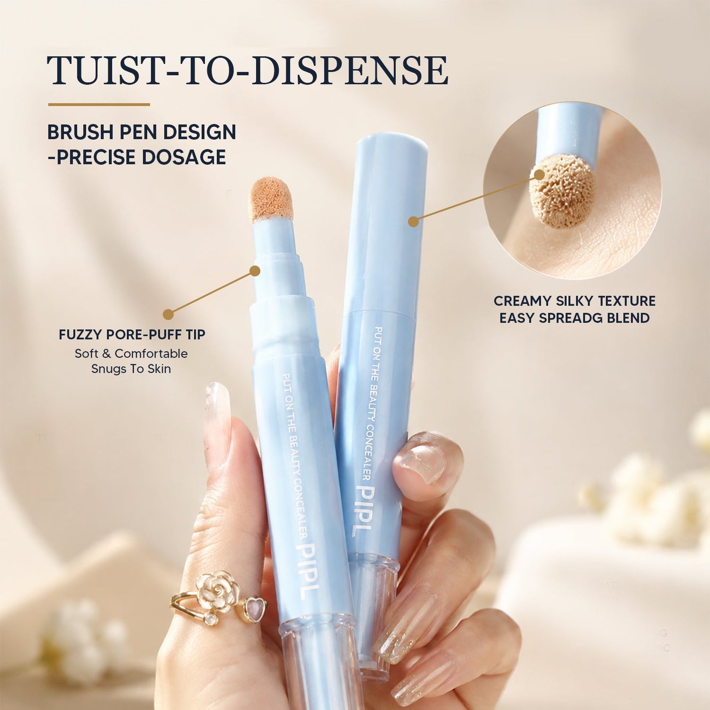 💝 TODAY ONLY — 80% OFF 💝Concealer Pen – Brightening, Correcting & Long-Lasting