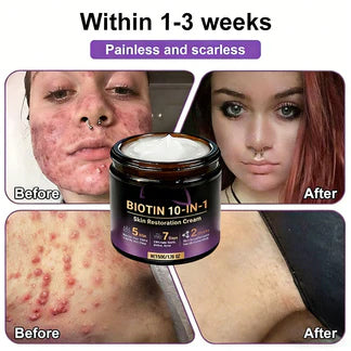 Made and Shipped from USA ✨Oliokindred® Biotin 10-in-1 Skin Restoration Cream 🍀