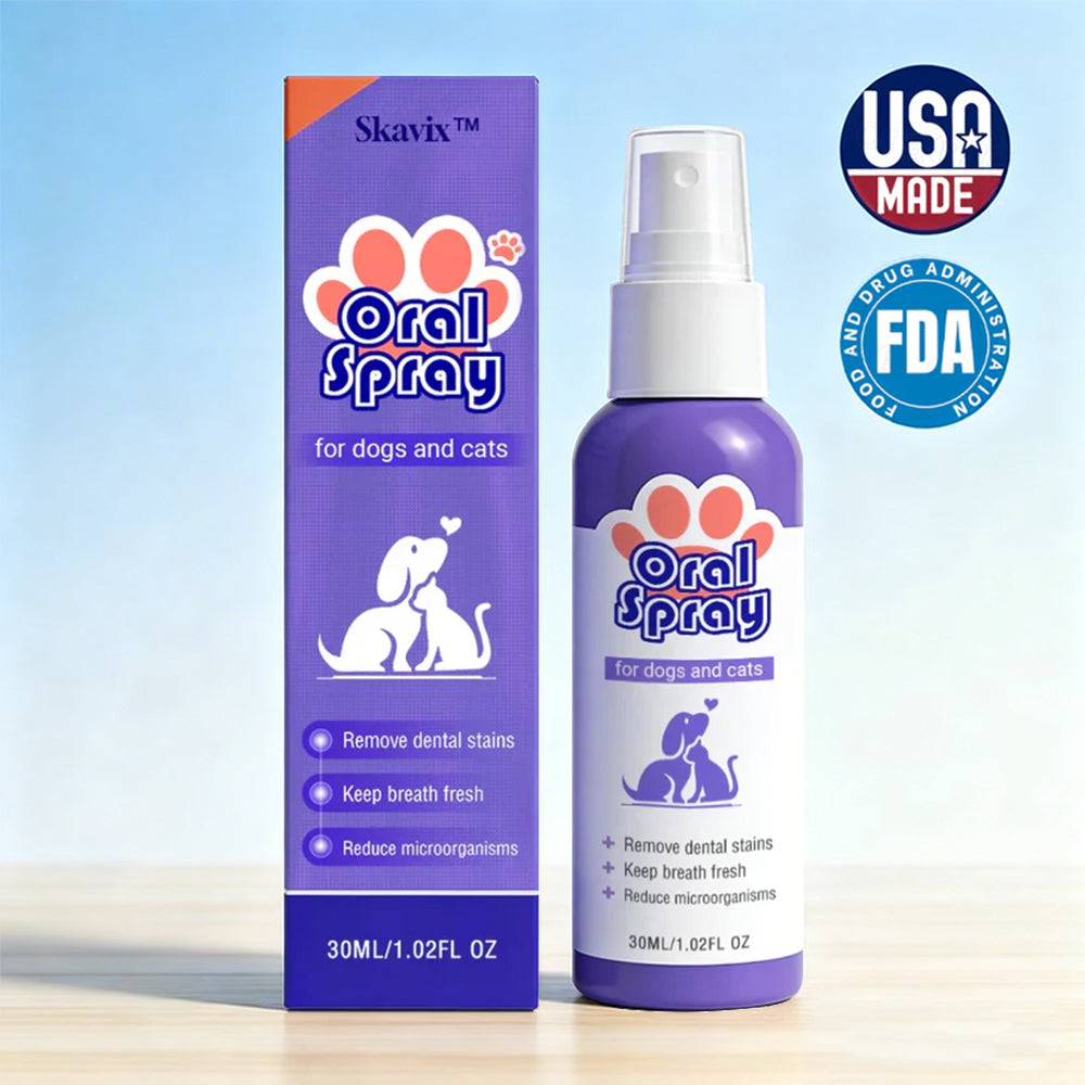 Oliokindred™ Pet Oral Spray ✅FDA Approved | Freshen Breath, Remove Tartar & Promote gum regeneration, stabilize teeth 🦷🦷