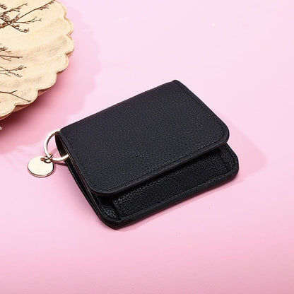💖Hot 78% OFF🌹RFID Short Wallets for Women – Fashionable Card Holder with Key Ring & Coin Purse