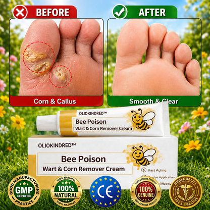 👨‍⚕️OLIOKINDRED™Bee Poison Wart & Corn Remover Cream⚡