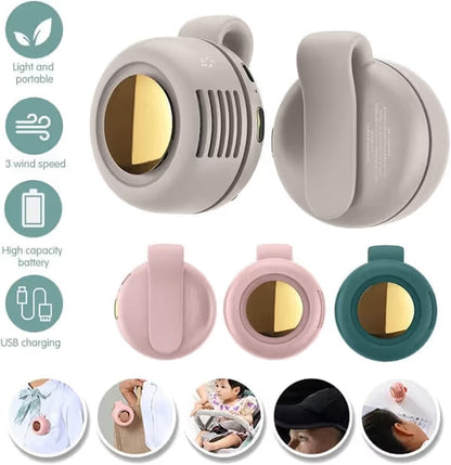 Mini Bladeless Fan | Portable Cooling for Travel, Work & Outdoors