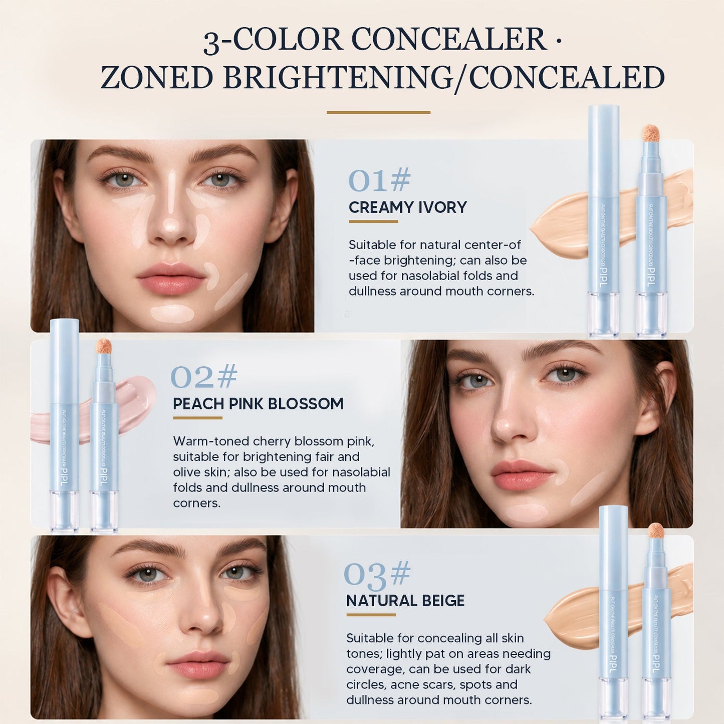 💝 TODAY ONLY — 80% OFF 💝Concealer Pen – Brightening, Correcting & Long-Lasting