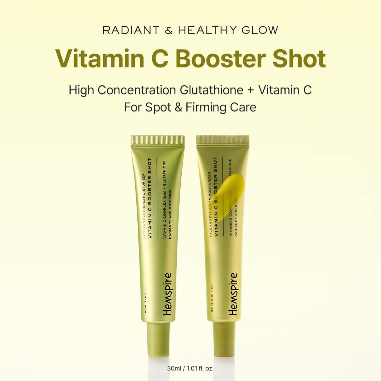 Hemspire Vitamin C Booster Shot Serum with Glutathione,Niacinamide and Vitamin E