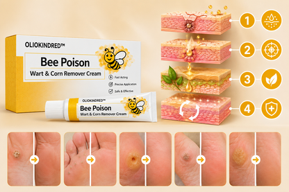 👨‍⚕️OLIOKINDRED™Bee Poison Wart & Corn Remover Cream⚡