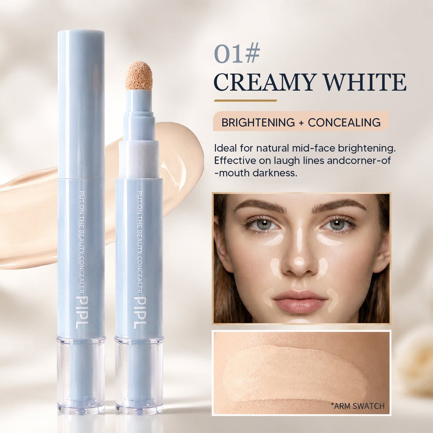 💝 TODAY ONLY — 80% OFF 💝Concealer Pen – Brightening, Correcting & Long-Lasting