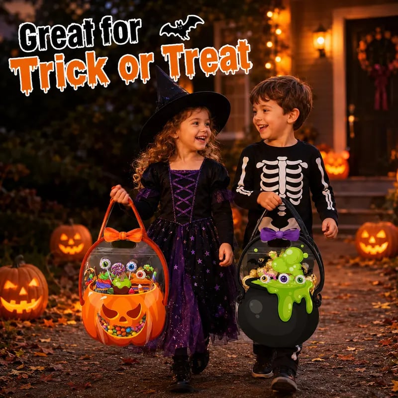 ✨ Halloween Plastic Goodie Bags🎃