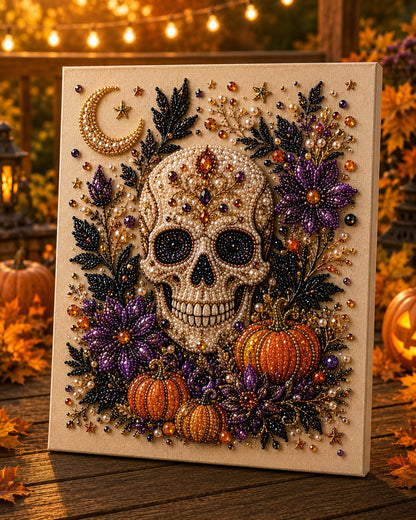 🔥👻 Halloween Pearl Art DIY Kit – Turn Tiny Pearls into Spooky-Cute Magic