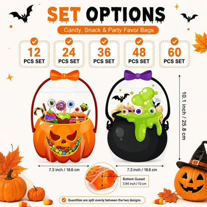✨ Halloween Plastic Goodie Bags🎃