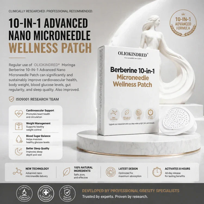 Oliokindred® 𝗢𝗳𝗳𝗶𝗰𝗶𝗮𝗹 𝗦𝘁𝗼𝗿𝗲 | 𝗠𝗼𝗿𝗶𝗻𝗴𝗮 & Banaba Leaf 𝟭𝟬-𝗜𝗡-𝟭 𝗔𝗱𝘃𝗮𝗻𝗰𝗲𝗱 𝗡𝗮𝗻𝗼 𝗠𝗶𝗰𝗿𝗼𝗻𝗲𝗲𝗱𝗹𝗲 𝗣𝗮𝘁𝗰𝗵 🩹(𝗢𝗻𝗰𝗲 𝗮 𝗗𝗮𝘆 - 𝗩𝗶𝘀𝗶𝗯𝗹𝗲 𝗥𝗲𝘀𝘂𝗹𝘁𝘀 𝗶𝗻 𝗝𝘂𝘀𝘁 𝟳 𝗗𝗮𝘆𝘀) 🌿