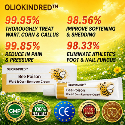👨‍⚕️OLIOKINDRED™Bee Poison Wart & Corn Remover Cream⚡