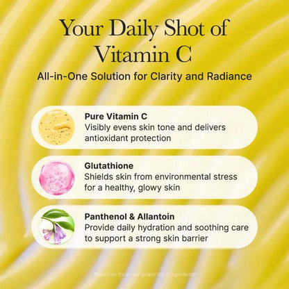 Hemspire Vitamin C Booster Shot Serum with Glutathione,Niacinamide and Vitamin E