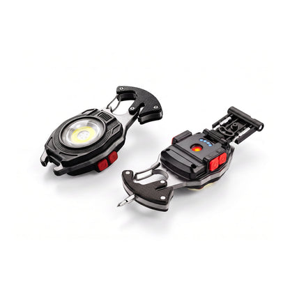 💡 8-in-1 Multifunctional Keychain Flashlight 🔦