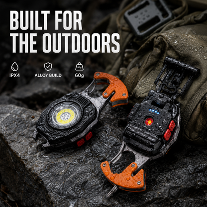 💡 8-in-1 Multifunctional Keychain Flashlight 🔦