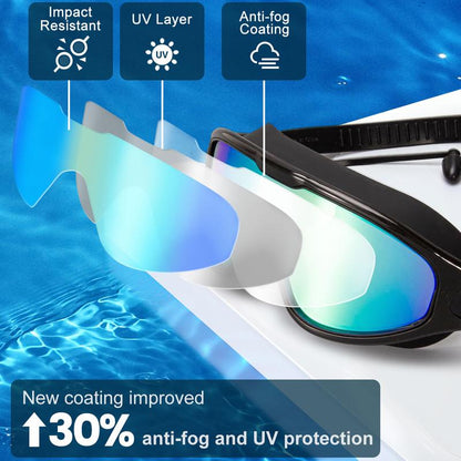 🌊No Leaking Swim Glasses for Men Women Youth