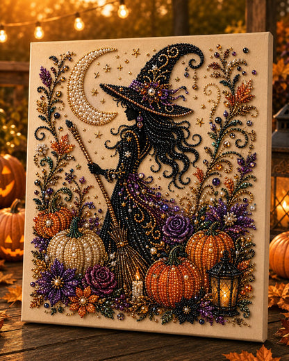 🔥👻 Halloween Pearl Art DIY Kit – Turn Tiny Pearls into Spooky-Cute Magic