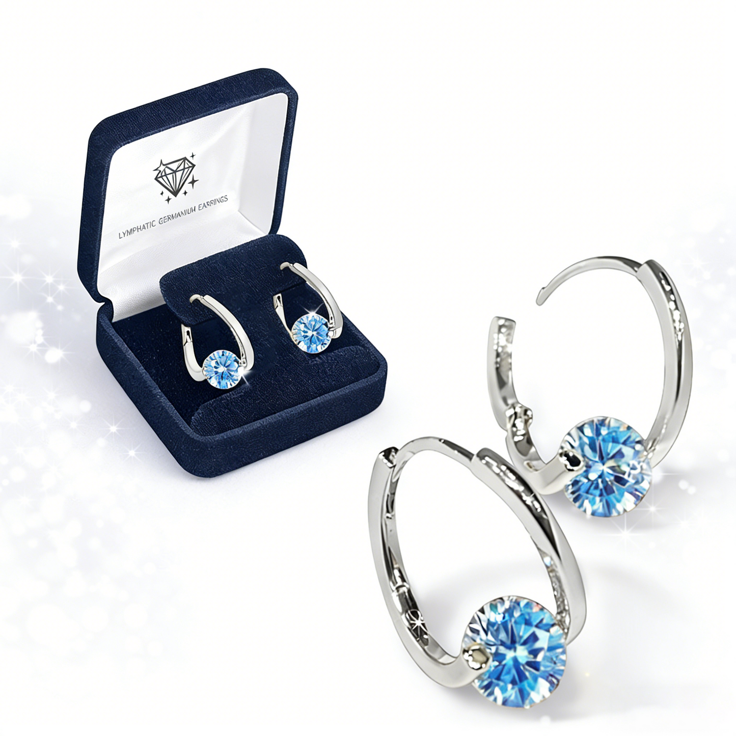 🔥LAST DAY SALE-70% OFF)Oliokindred™ Lymphvity MagneTherapy Germanium Earrings