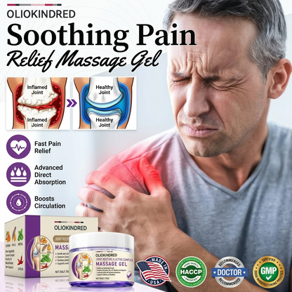 OLIOKINDRED™ Advanced Arthritis Relief Gel — AAOS-Approved Turmeric & Emu Oil for Joint & Muscle Comfort