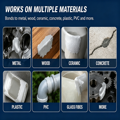💥SAVE 69% NOW🏠Steel Reinforced Epoxy Repair Putty — Universal Glue for Metal, Wood, Plastic