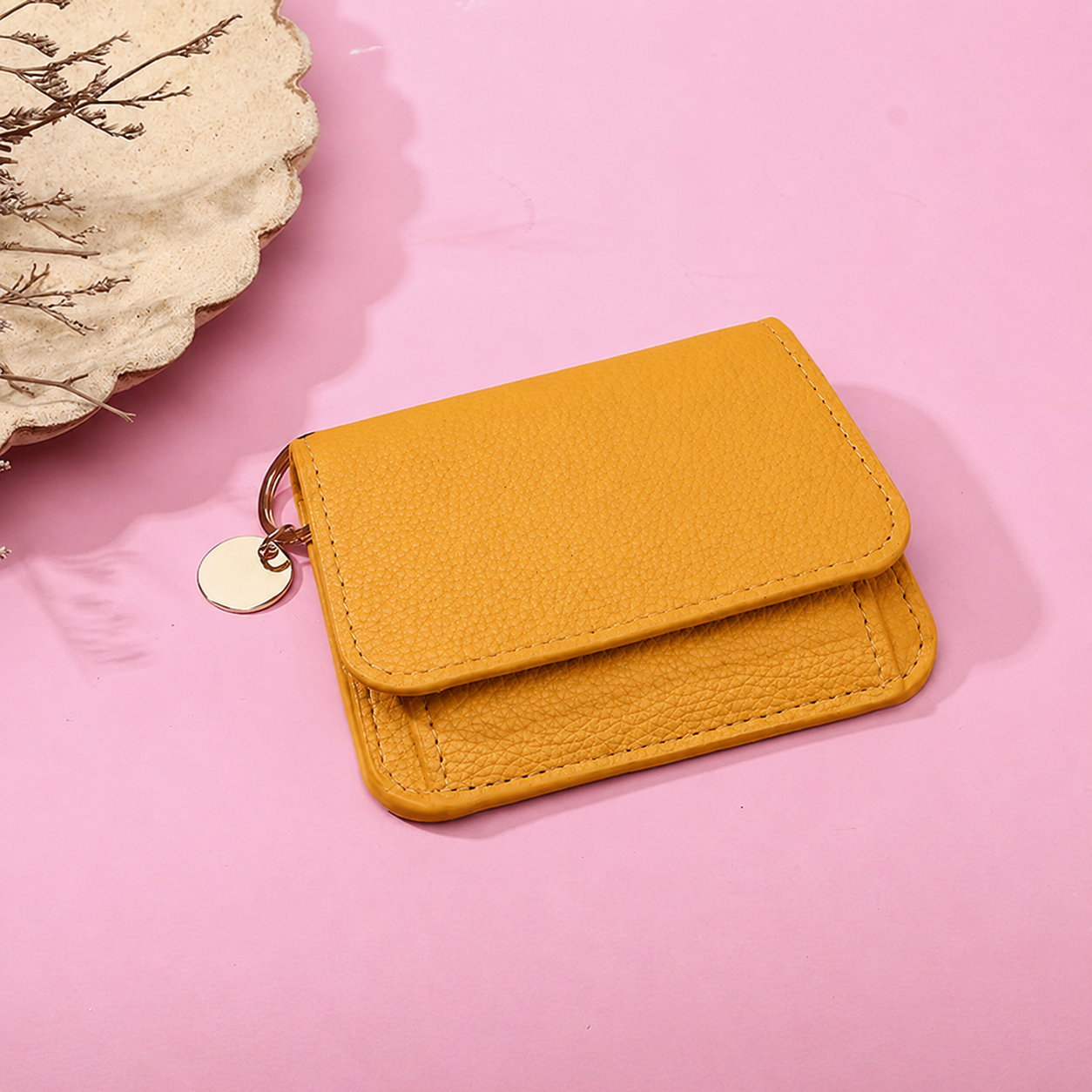 💖Hot 78% OFF🌹RFID Short Wallets for Women – Fashionable Card Holder with Key Ring & Coin Purse