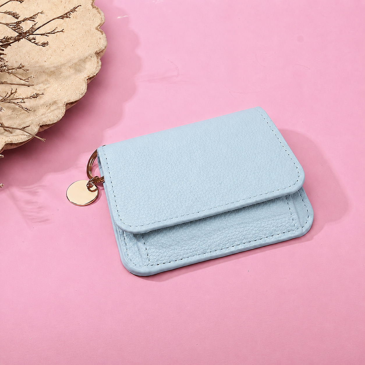 💖Hot 78% OFF🌹RFID Short Wallets for Women – Fashionable Card Holder with Key Ring & Coin Purse